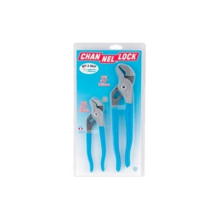 Channellock® GS-1 2 Piece Straight Jaw Tongue & Groove Plier Set (6-1/2&9-1/2)
